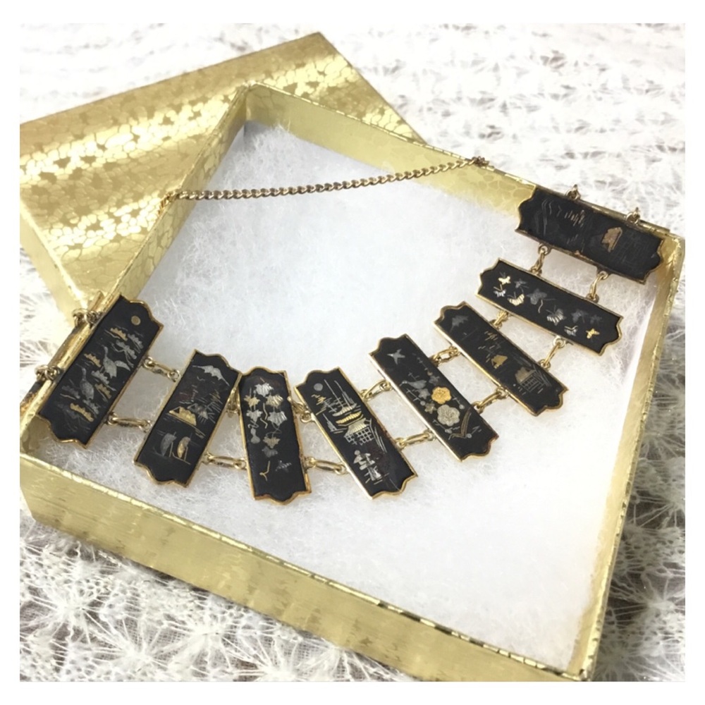 Vintage Panel Linked Bracelet